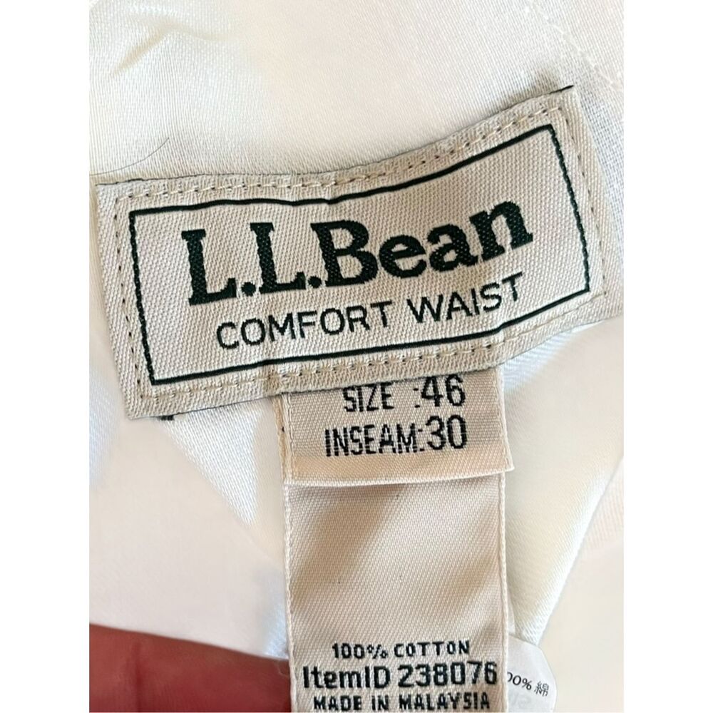 L.L. Bean Comfort Waist Chino Pants Men’s 46x30 - Picture 4 of 4